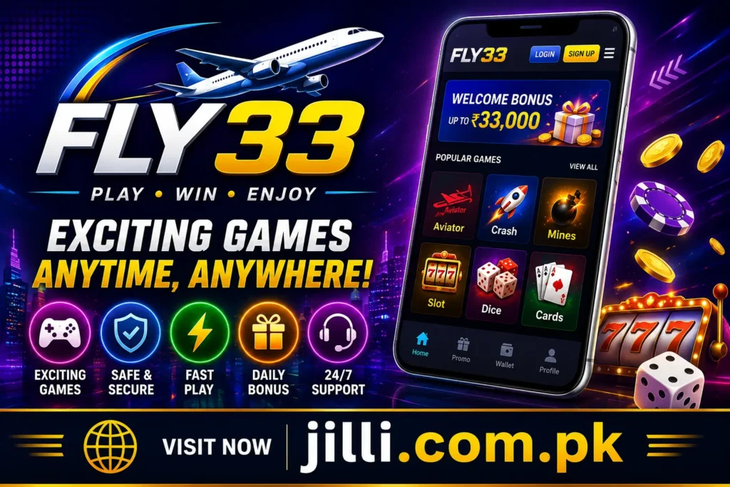 Fly33 home page image