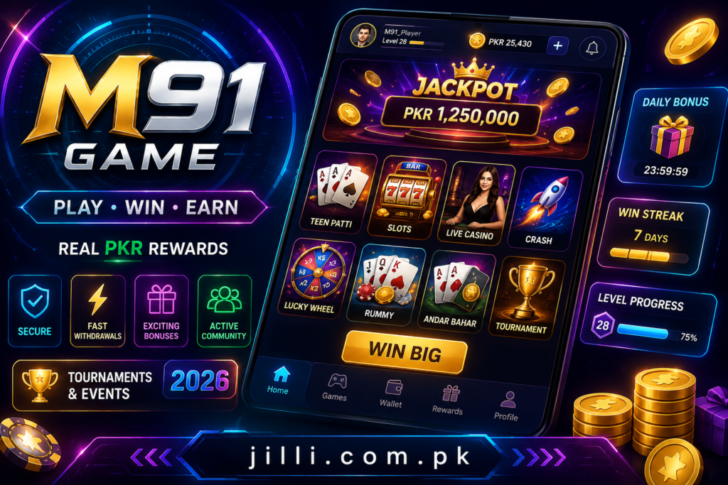 M91 Game home page image